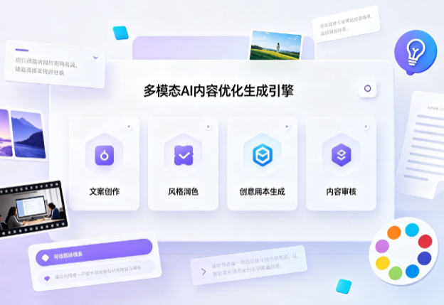 翁牛特旗AI智能内容优化创新 多模态生成技术丰富数字内容创作生态